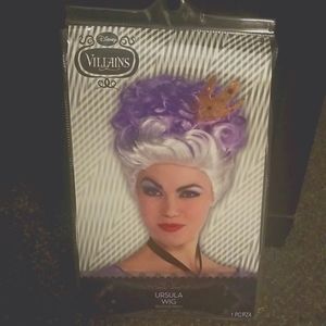 Little Mermaid Adult Ursula wig.  New in package. Purple/White/Gleaming accents